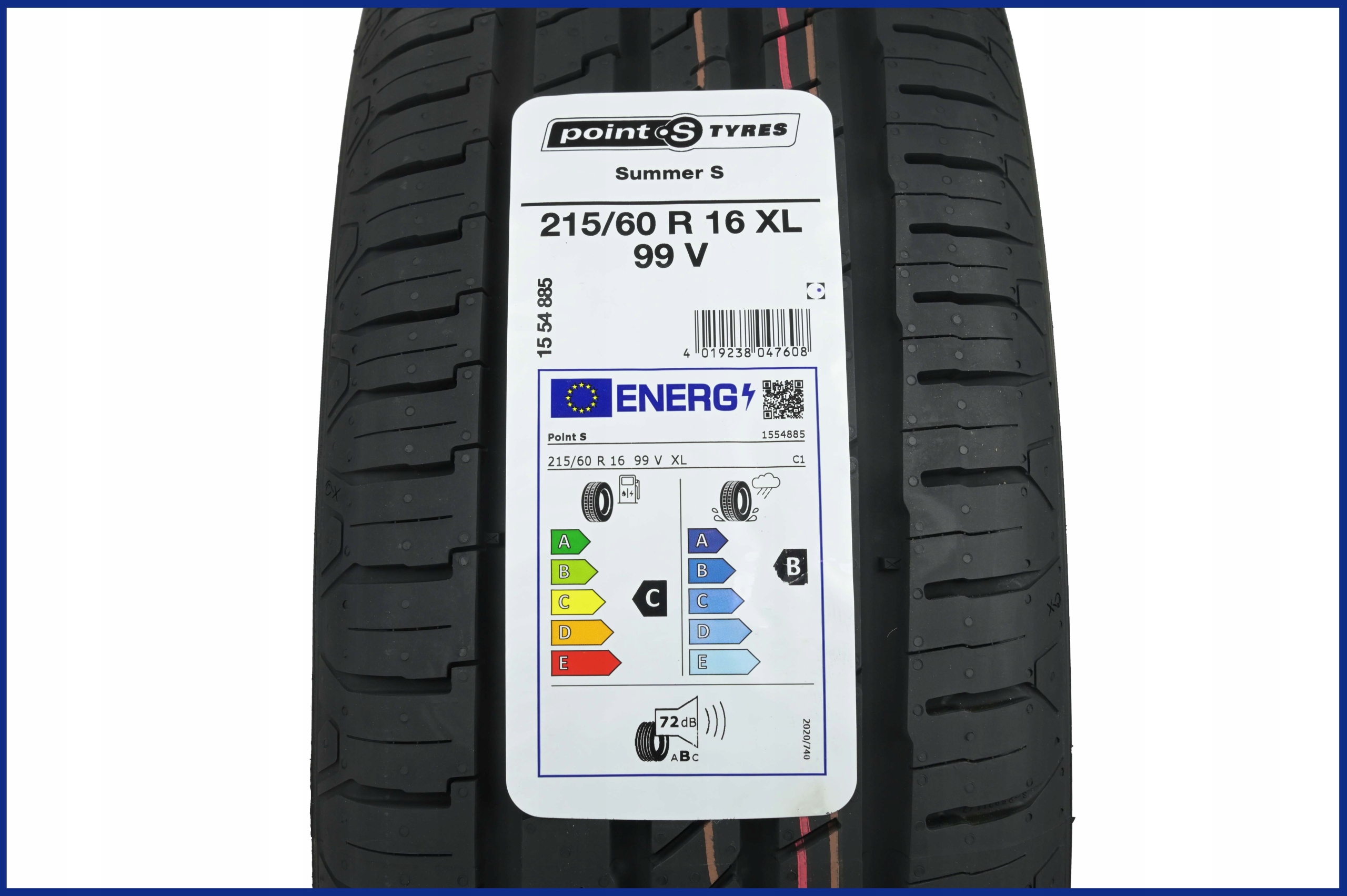 Шина POINT S 215/60R16 99V XL Summer S